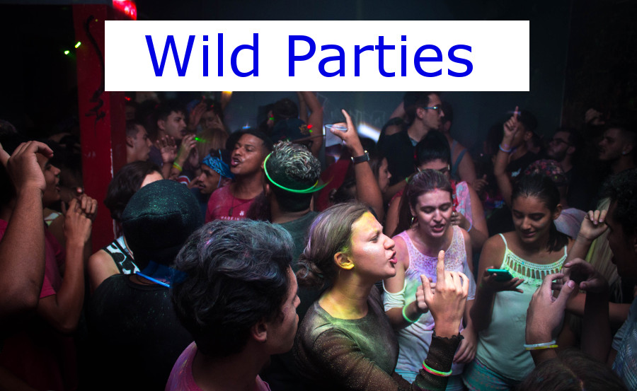 Short term renters may have wild parties